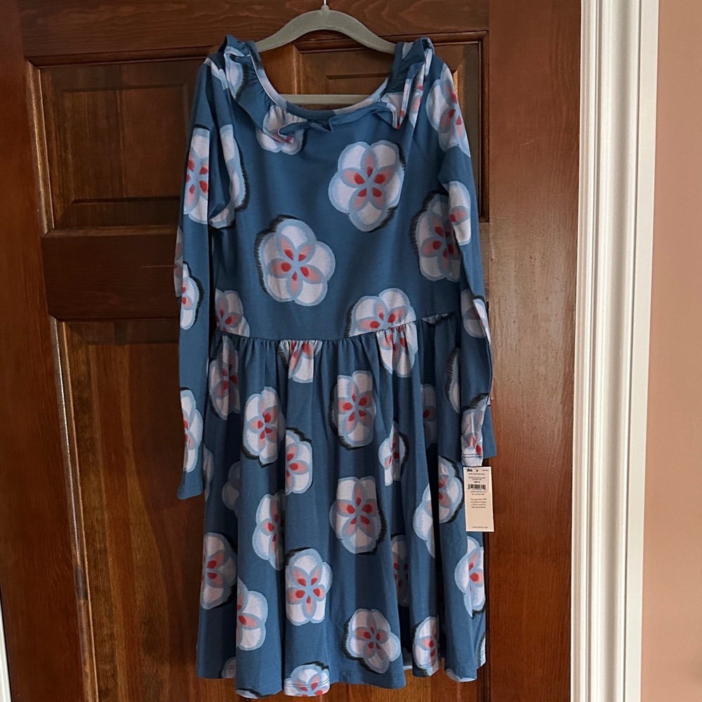 NWT Tea Collection— Charming Blue Floral Dress— size 12